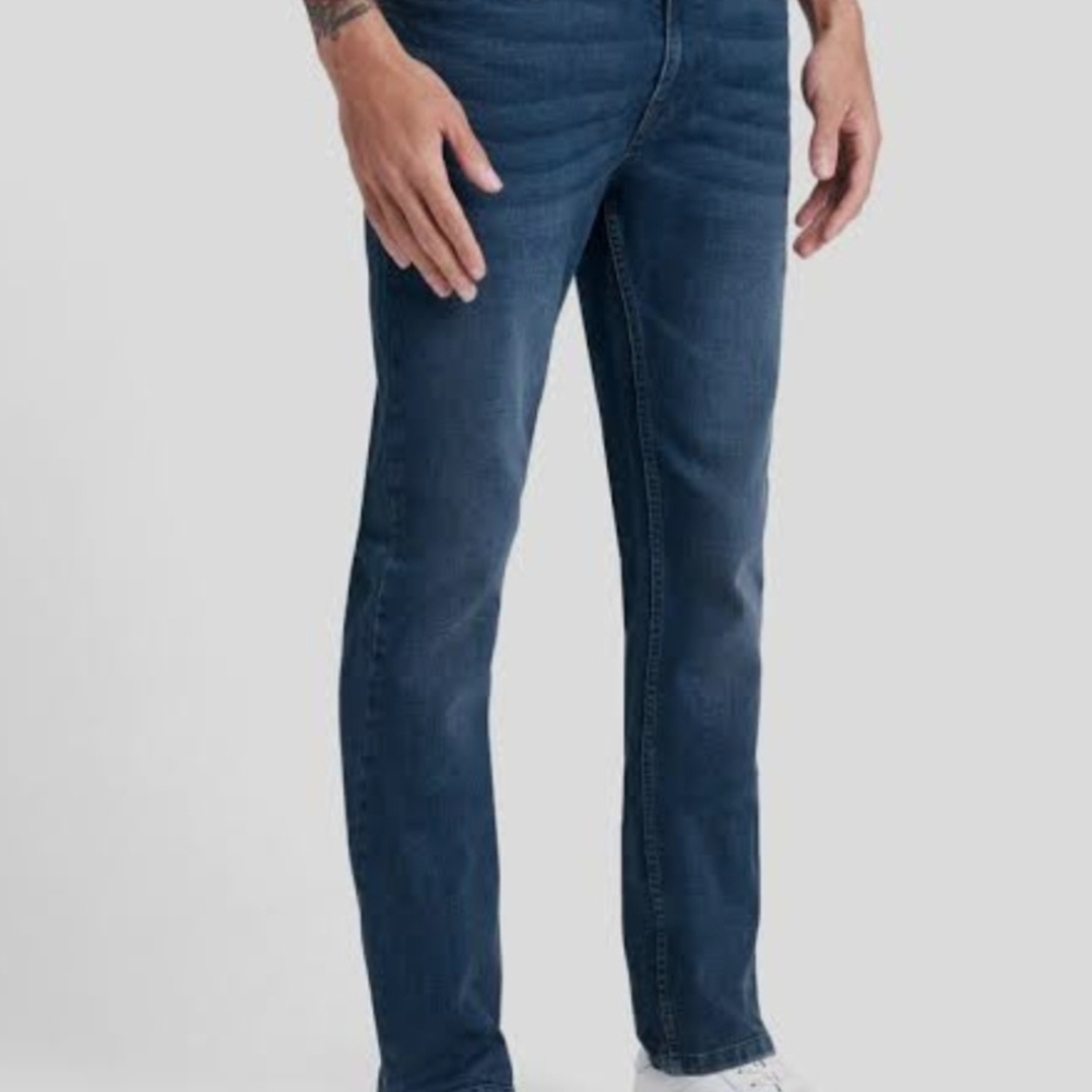 Kenneth Cole Slim Fit Recycled Stretch Men's 33x30 Straight Jeans
